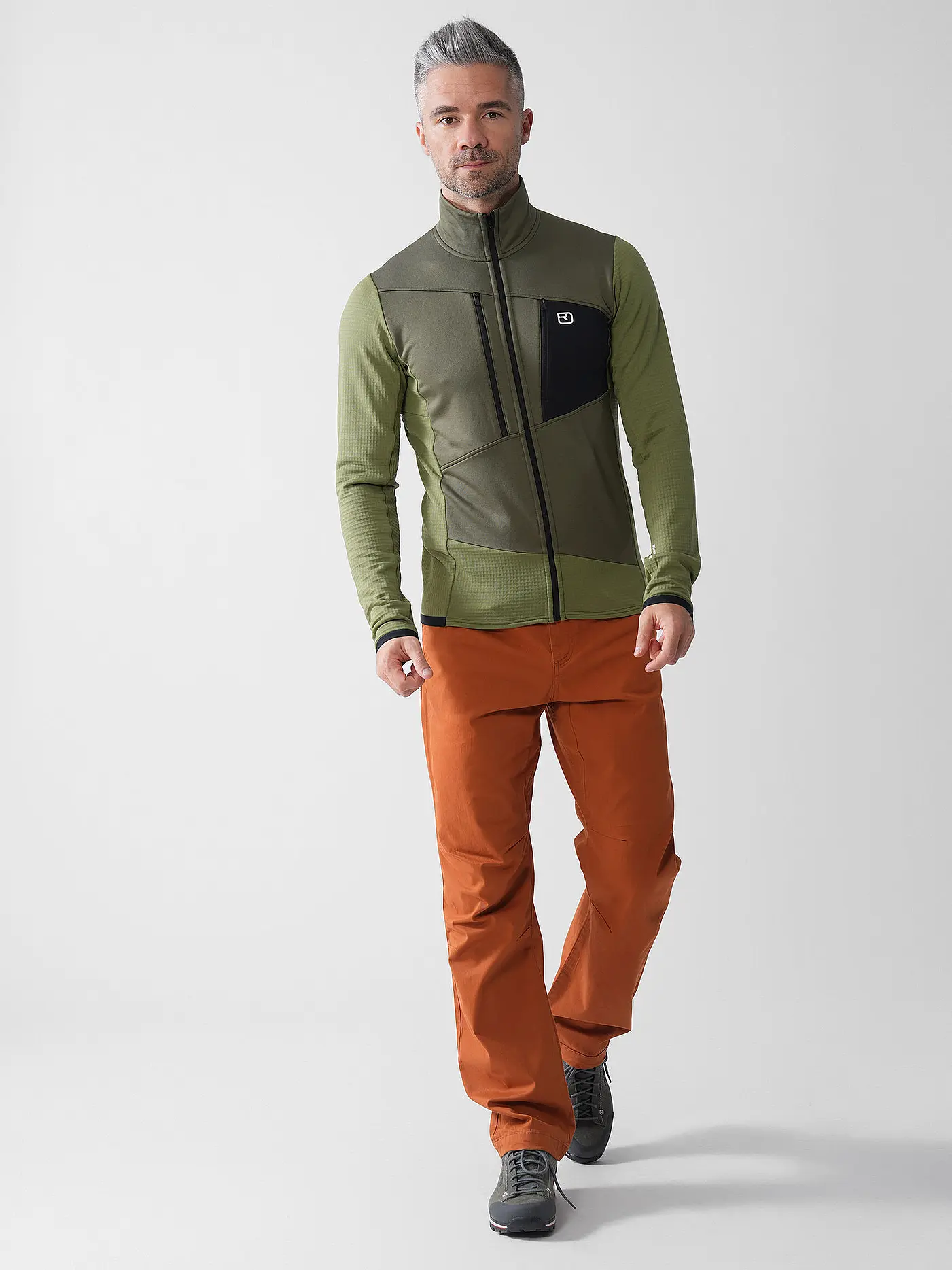 ORTOVOX | Herren Fleecejacke Grid | 